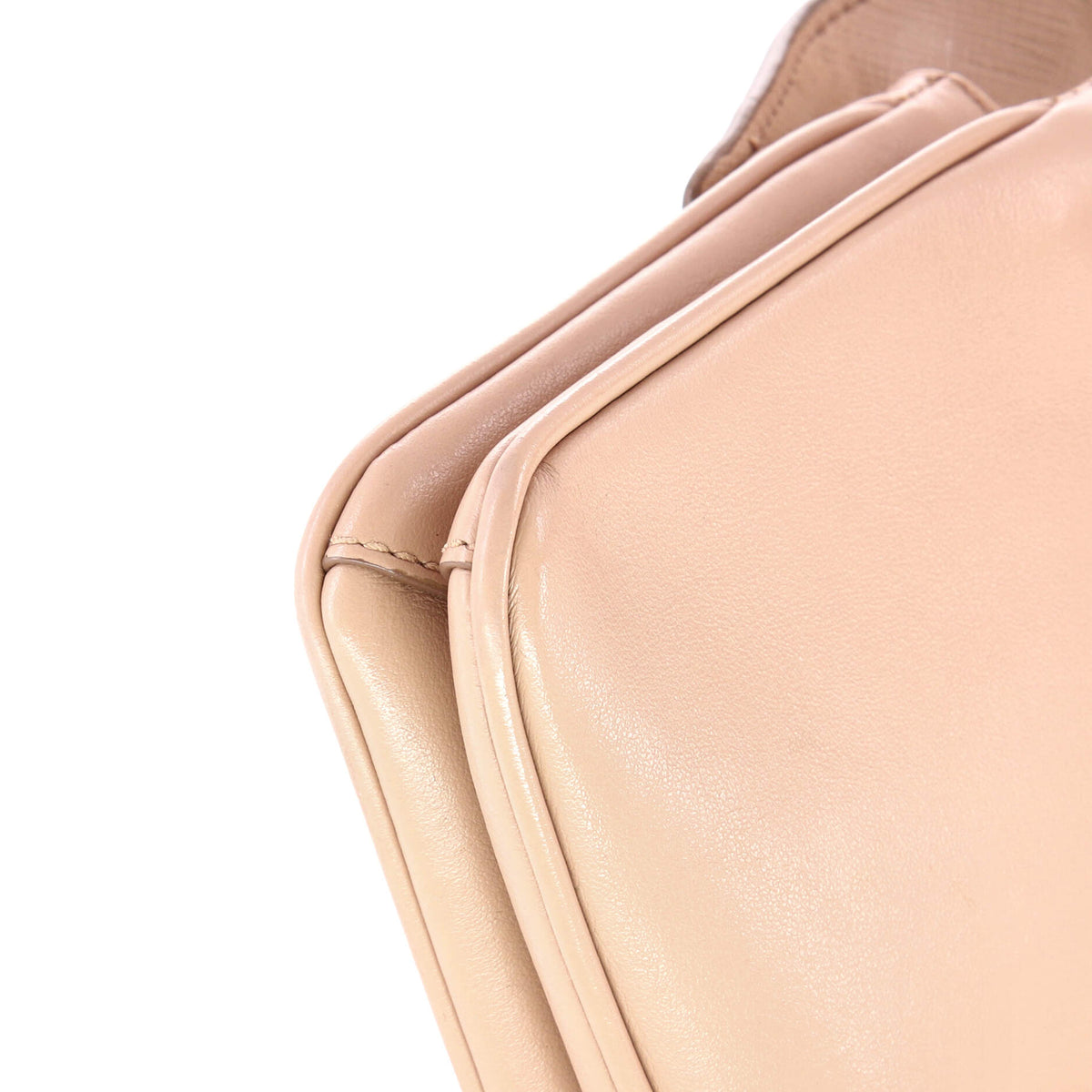 Chain Flap Crossbody Bag Saffiano and Soft Calf Small