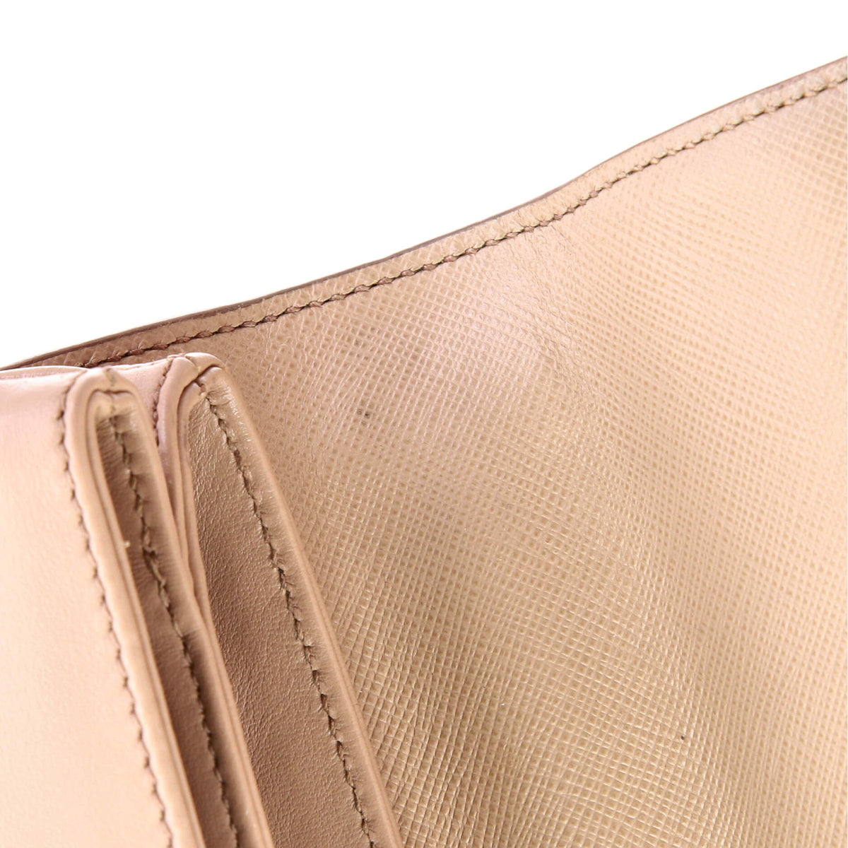Chain Flap Crossbody Bag Saffiano and Soft Calf Small