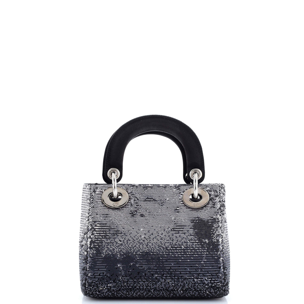 Lady Dior Bag Embellished Satin Mini