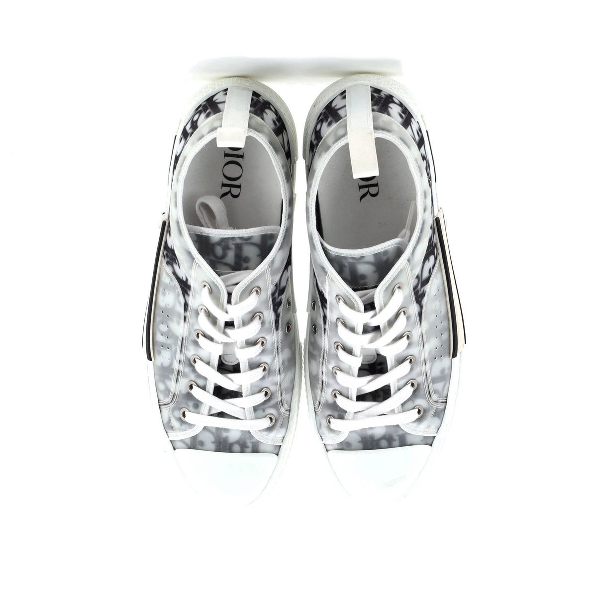 Men's B23 Cap Toe Low-Top Sneakers Oblique Technical Canvas