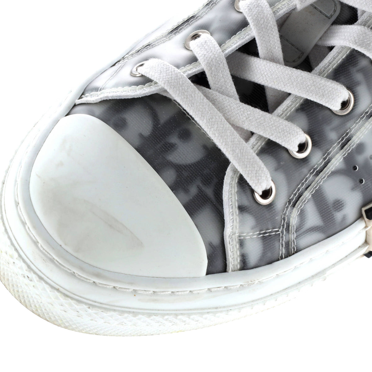 Men's B23 Cap Toe Low-Top Sneakers Oblique Technical Canvas