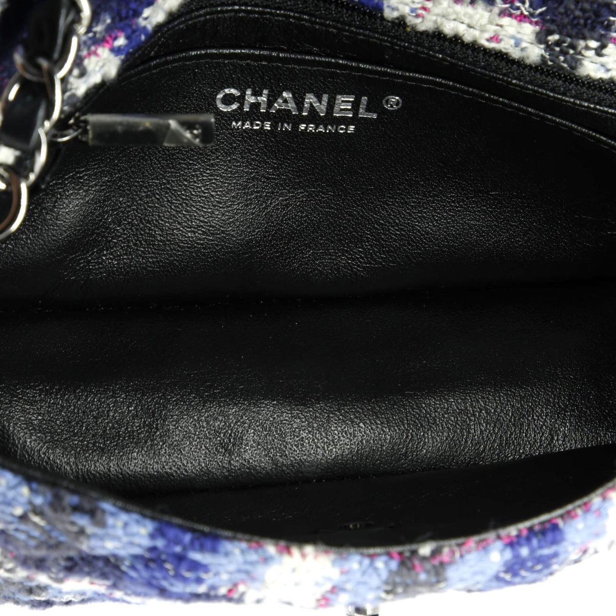 Classic Single Flap Bag Quilted Tweed Mini