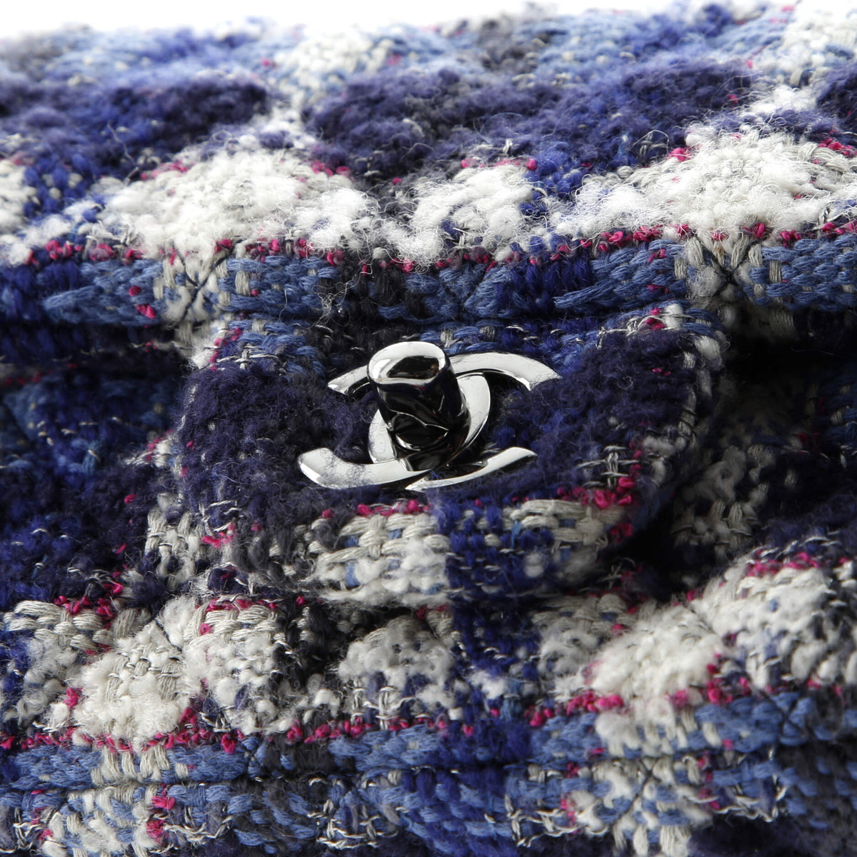 Classic Single Flap Bag Quilted Tweed Mini