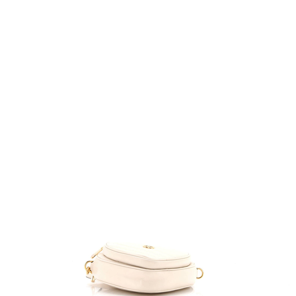 Interlocking G Heart Shoulder Bag Diagonal Quilted Leather Mini
