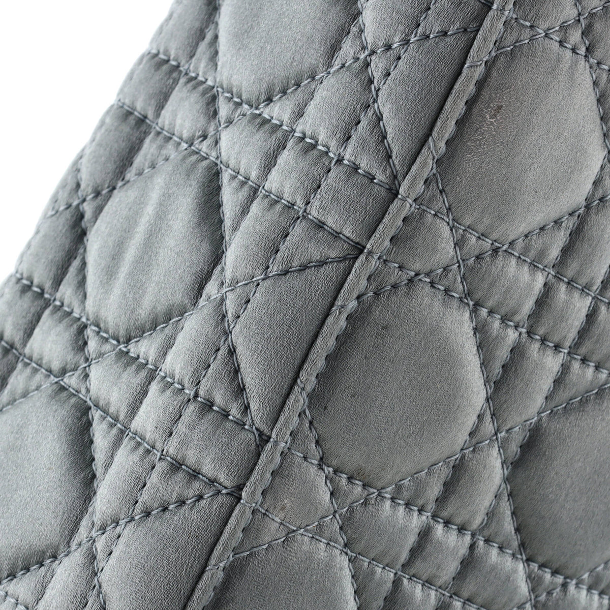 My ABCDior Lady Dior Bag Cannage Quilt Satin with Crystal Charms