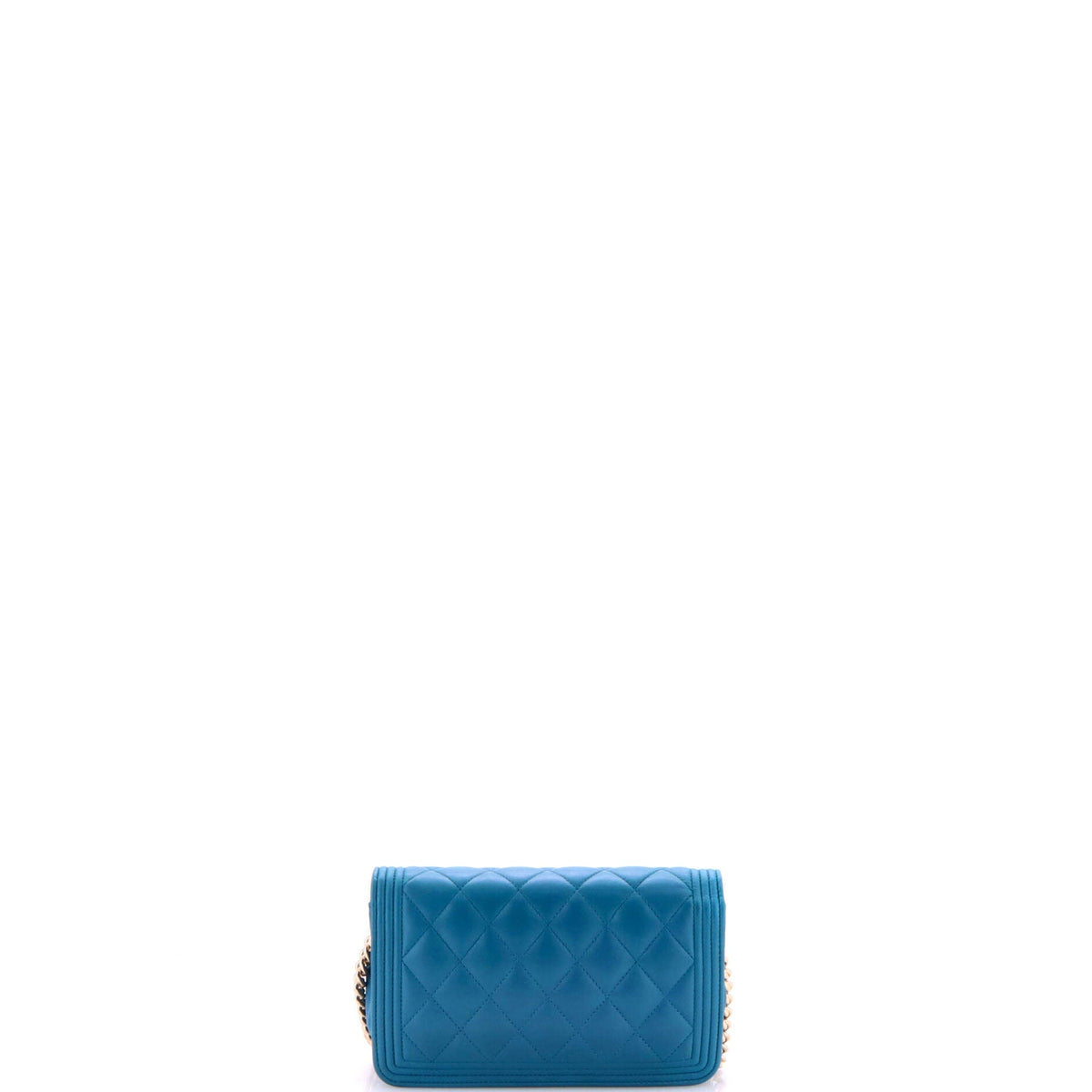 Boy Wallet on Chain Quilted Lambskin