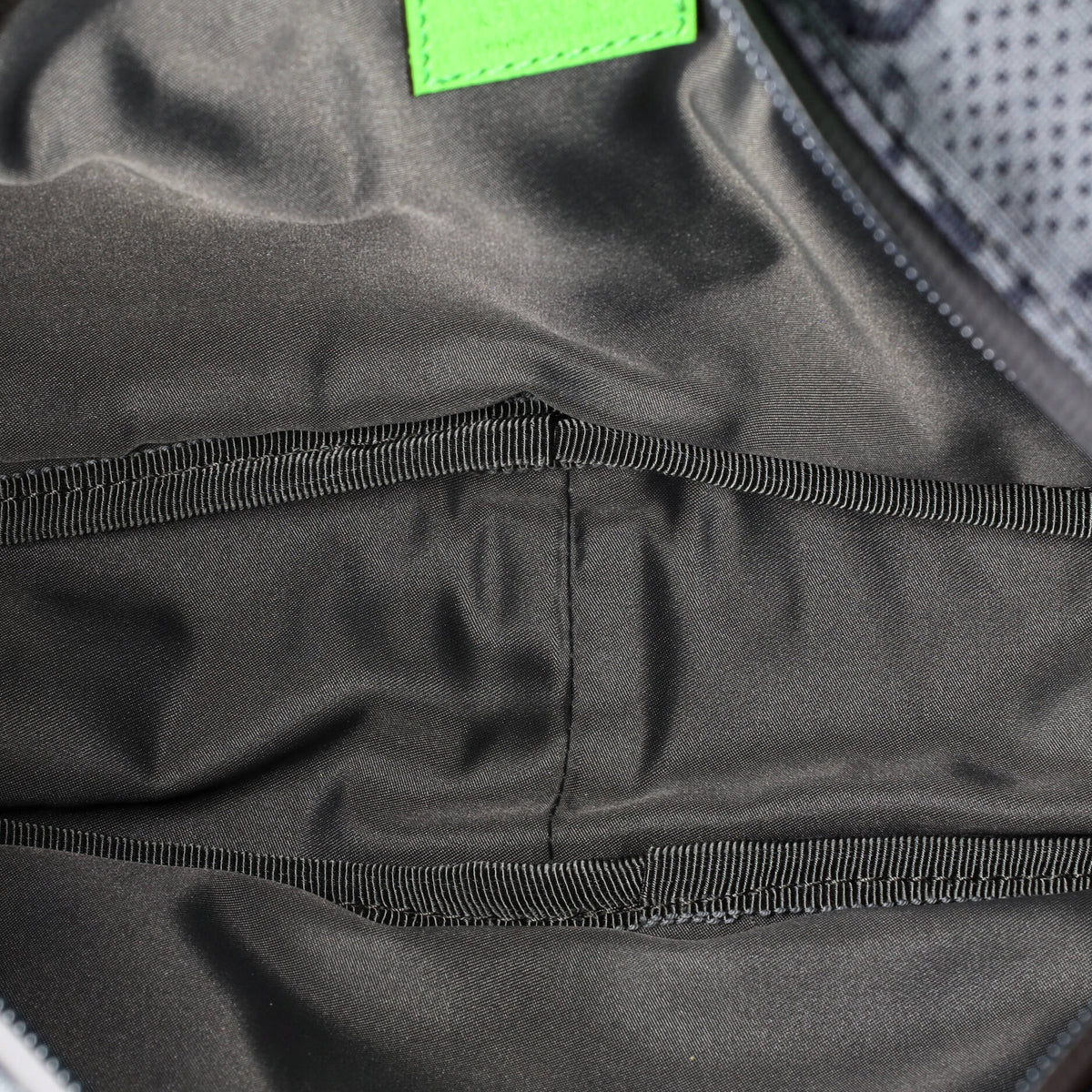 Buckle Flap Chest Strap Backpack GG Fabric with Rubber