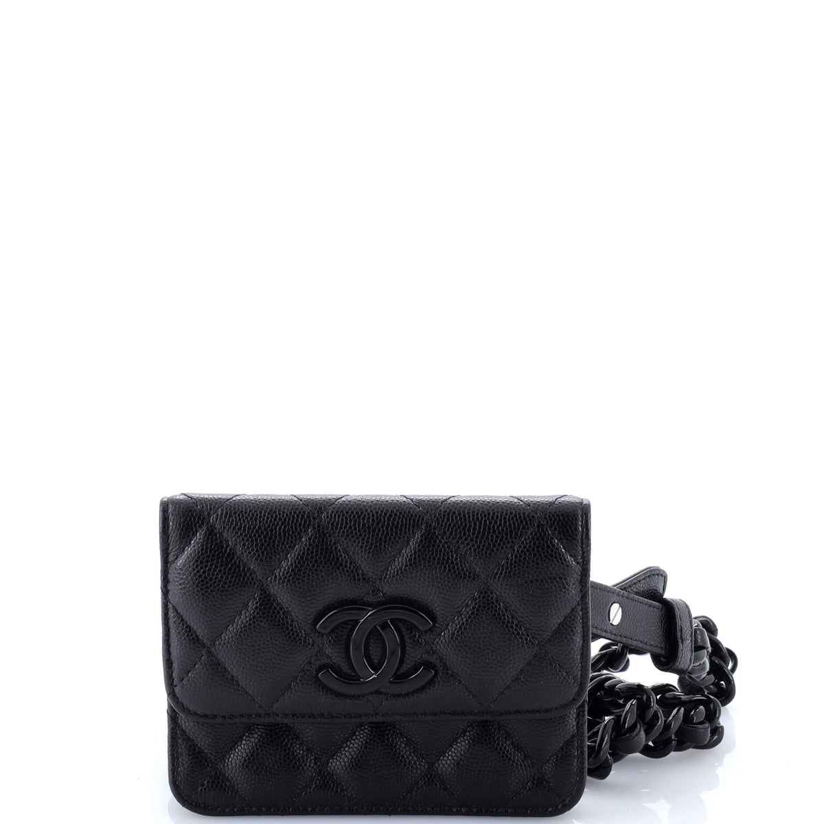 My Everything Flap Card Holder Belt Bag Quilted Caviar
