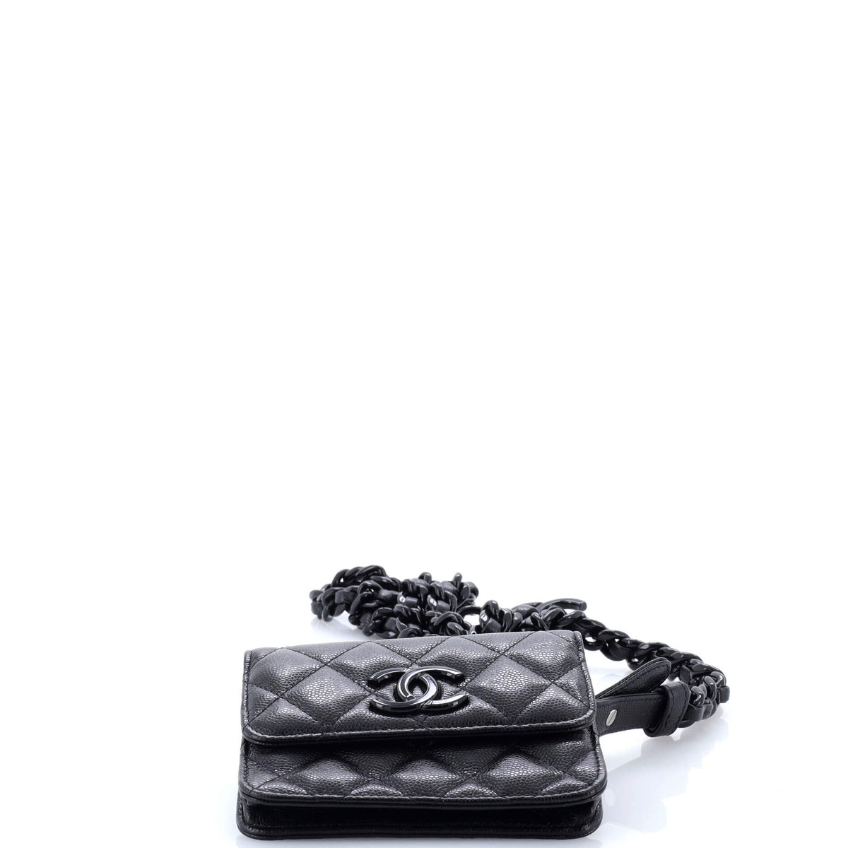 My Everything Flap Card Holder Belt Bag Quilted Caviar
