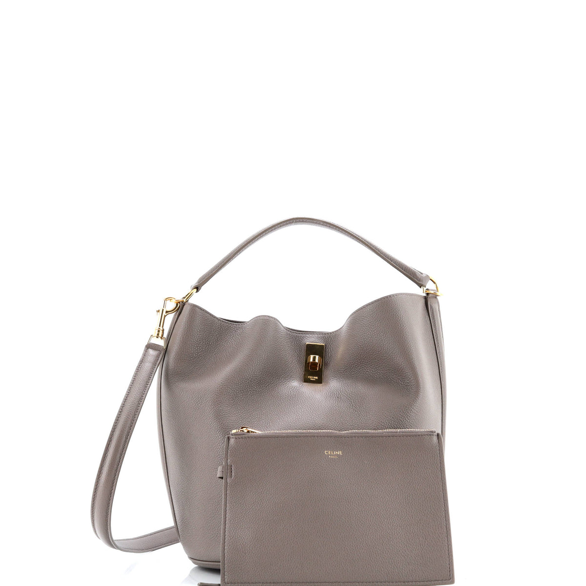 Bucket 16 Bag Leather