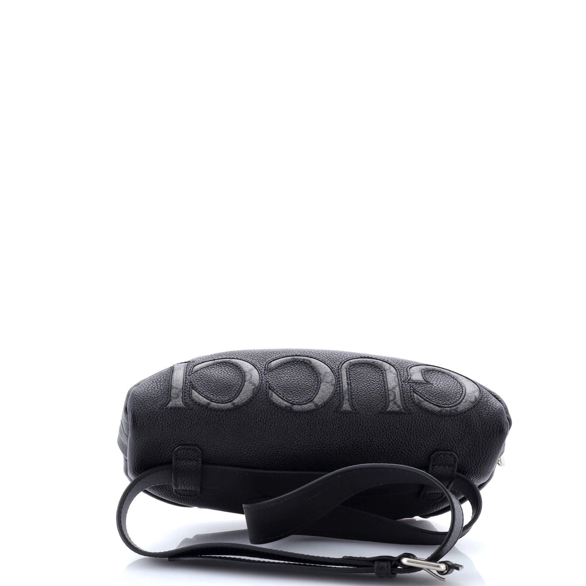 Logo Belt Bag Leather with GG Coated Canvas