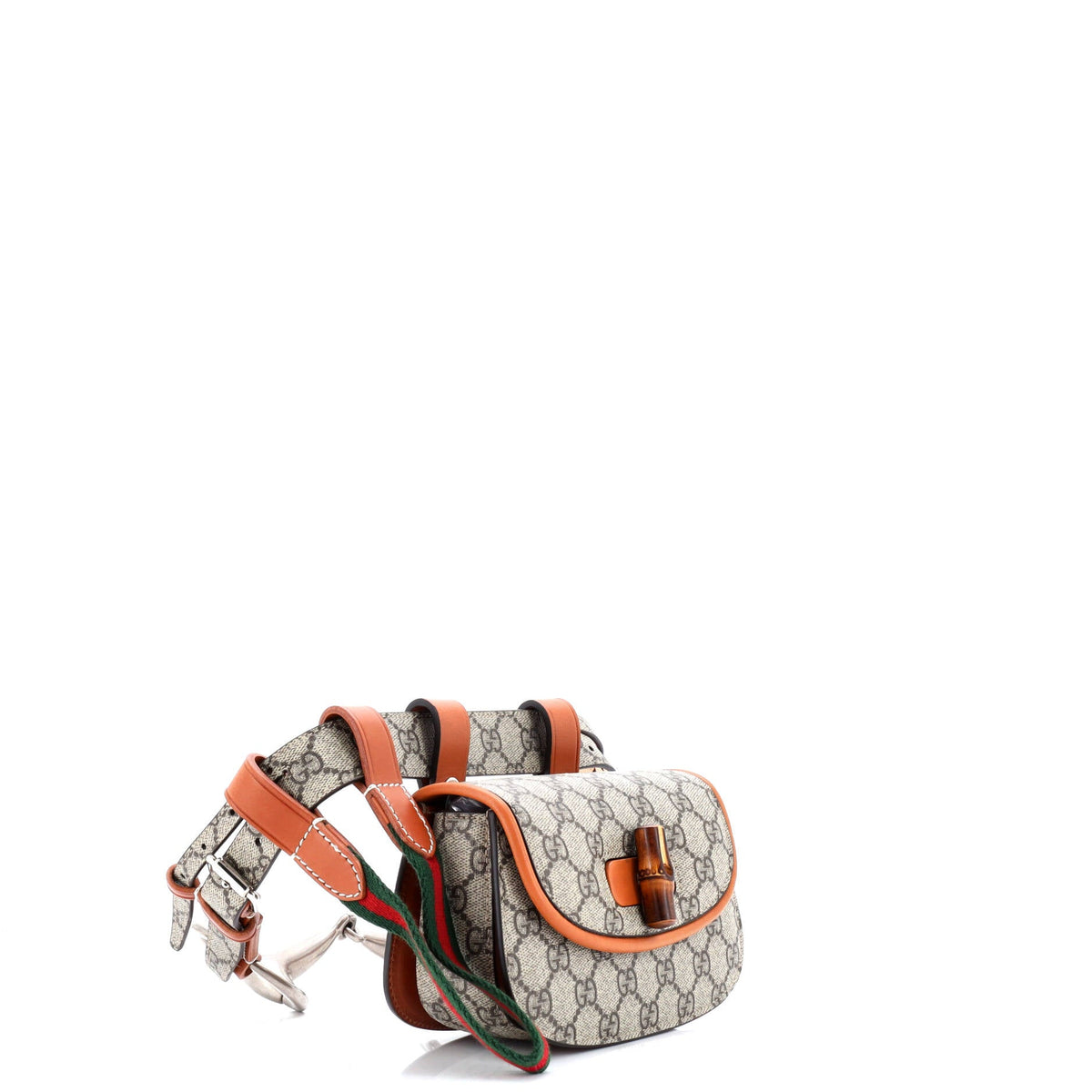Bamboo 1947 Belt Bag GG Coated Canvas Mini