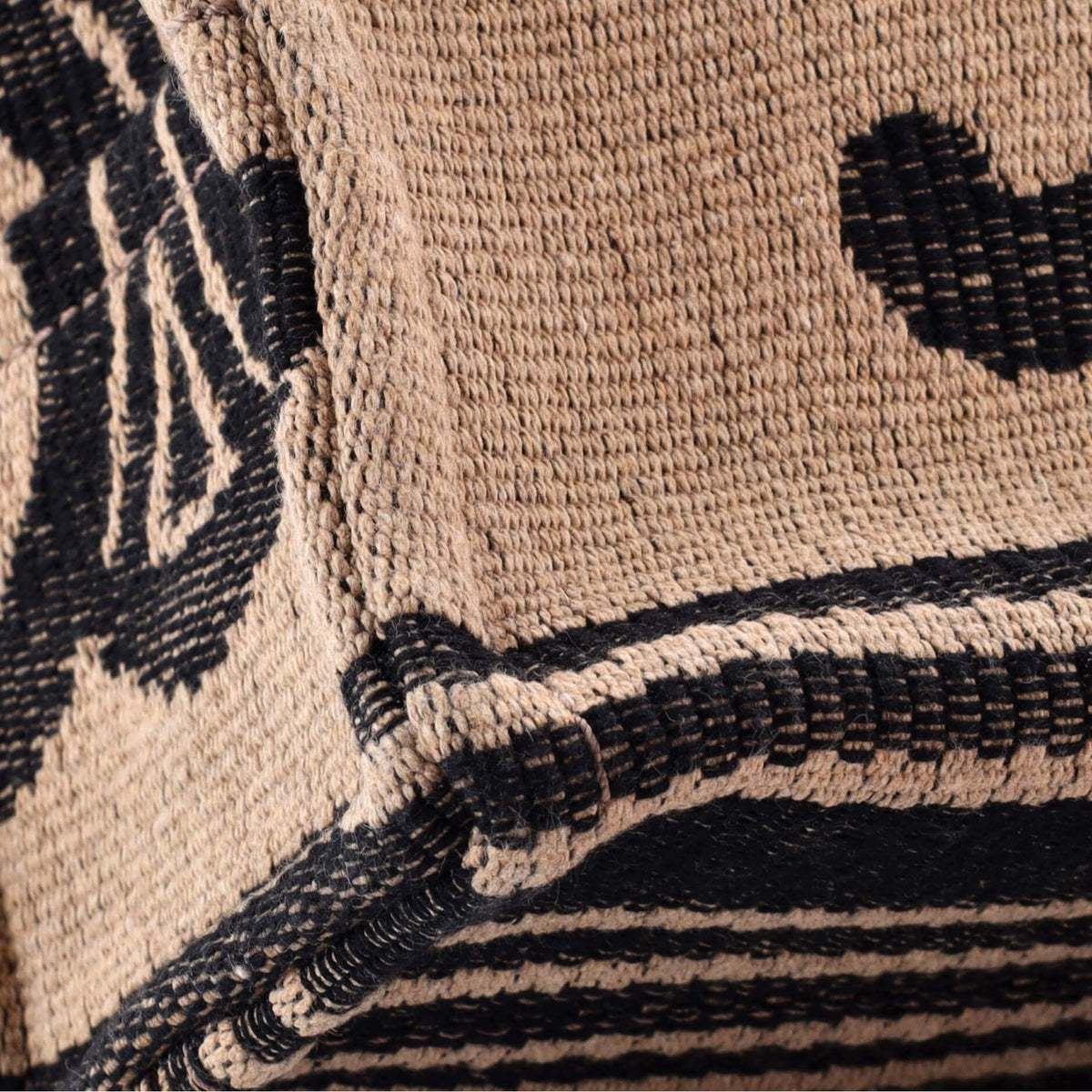 Cabas Thais Tote Triomphe Print Raffia Small