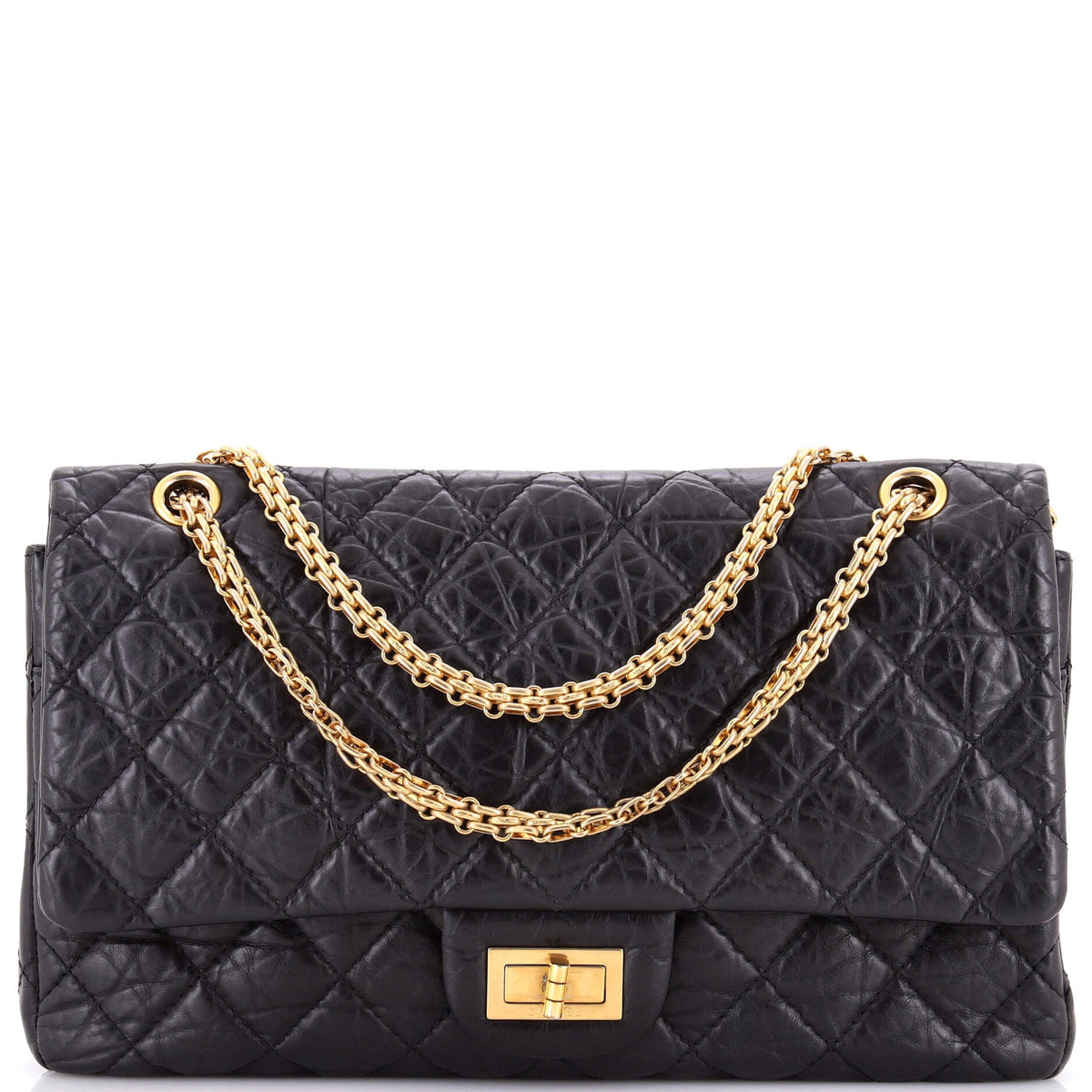 Reissue 2.55 Flap Bag Quilted Aged Calfskin 227