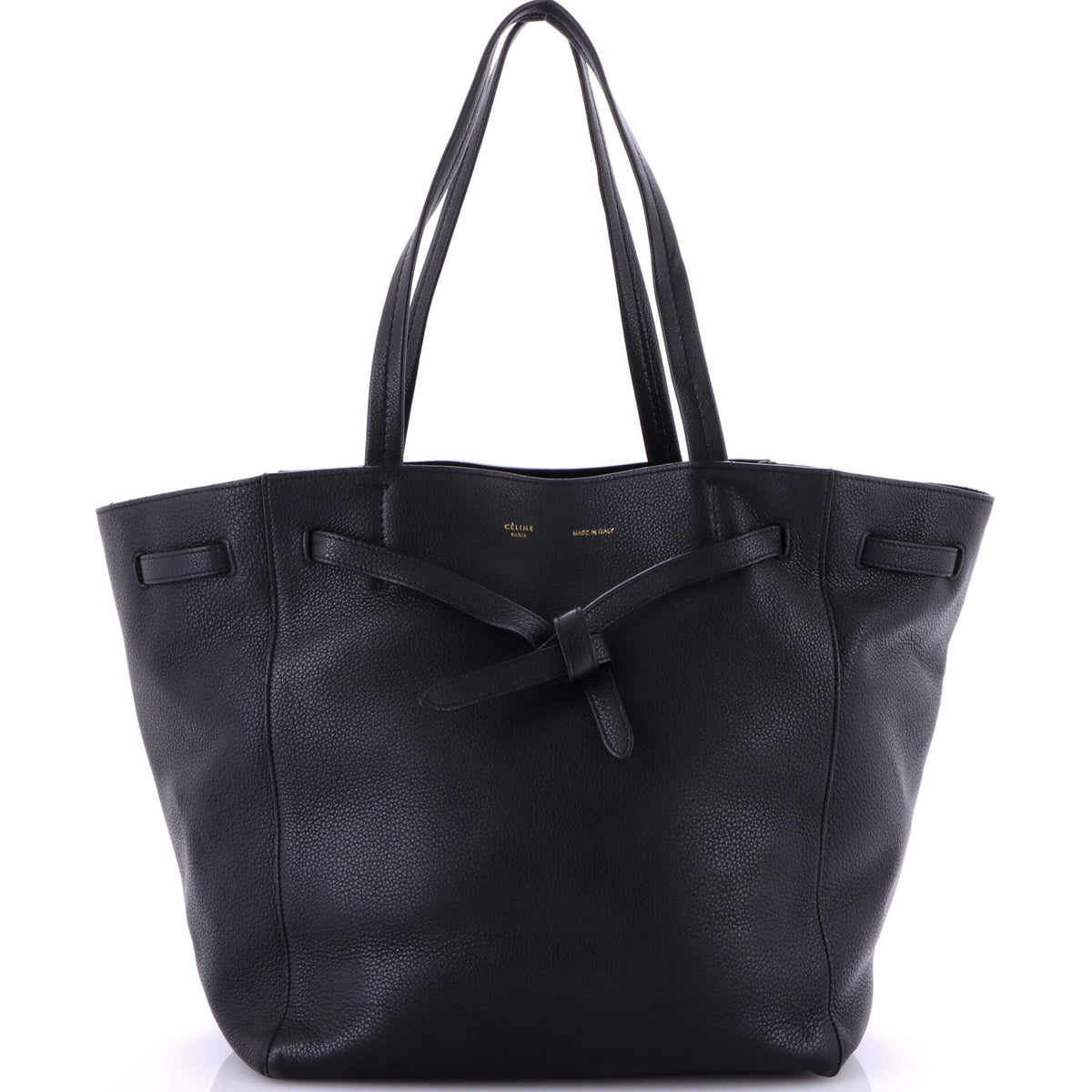 Phantom Tie Cabas Tote Leather Medium