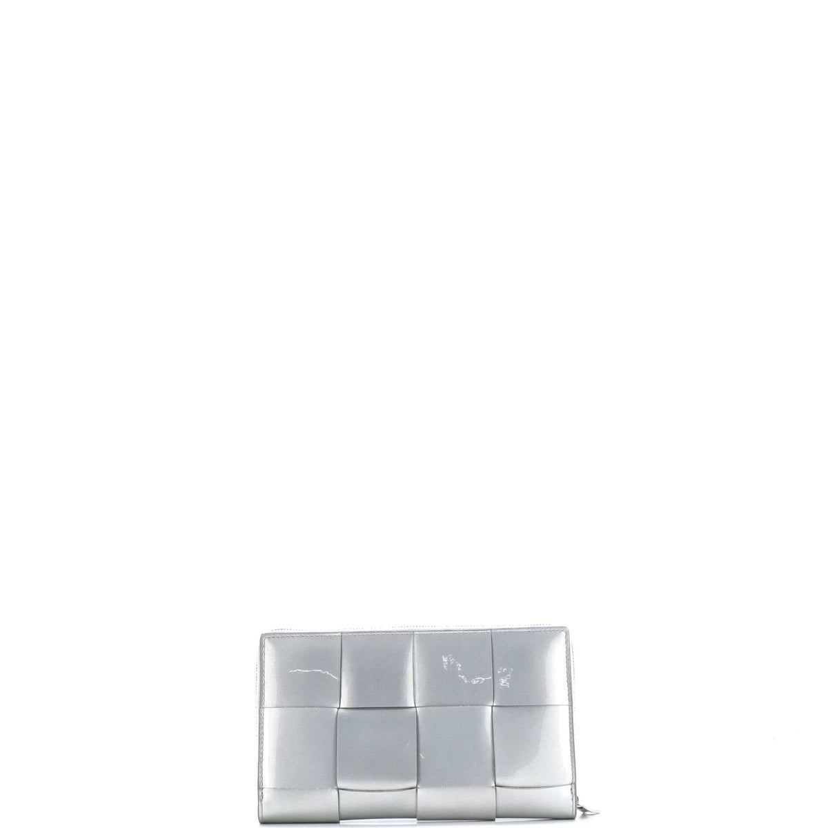 Cassette Zip Around Wallet Maxi Intrecciato Patent