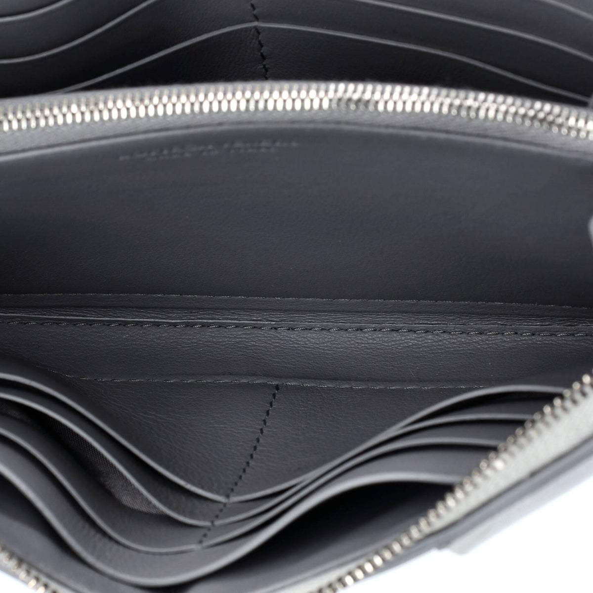 Cassette Zip Around Wallet Maxi Intrecciato Patent