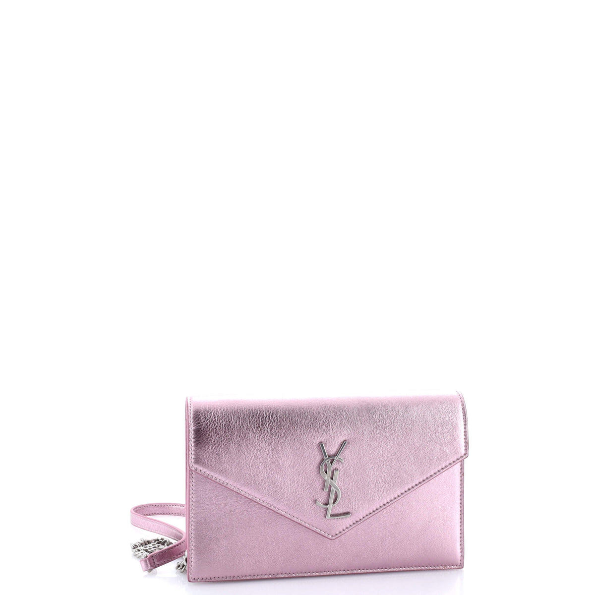 Classic Monogram Wallet on Chain Leather Small