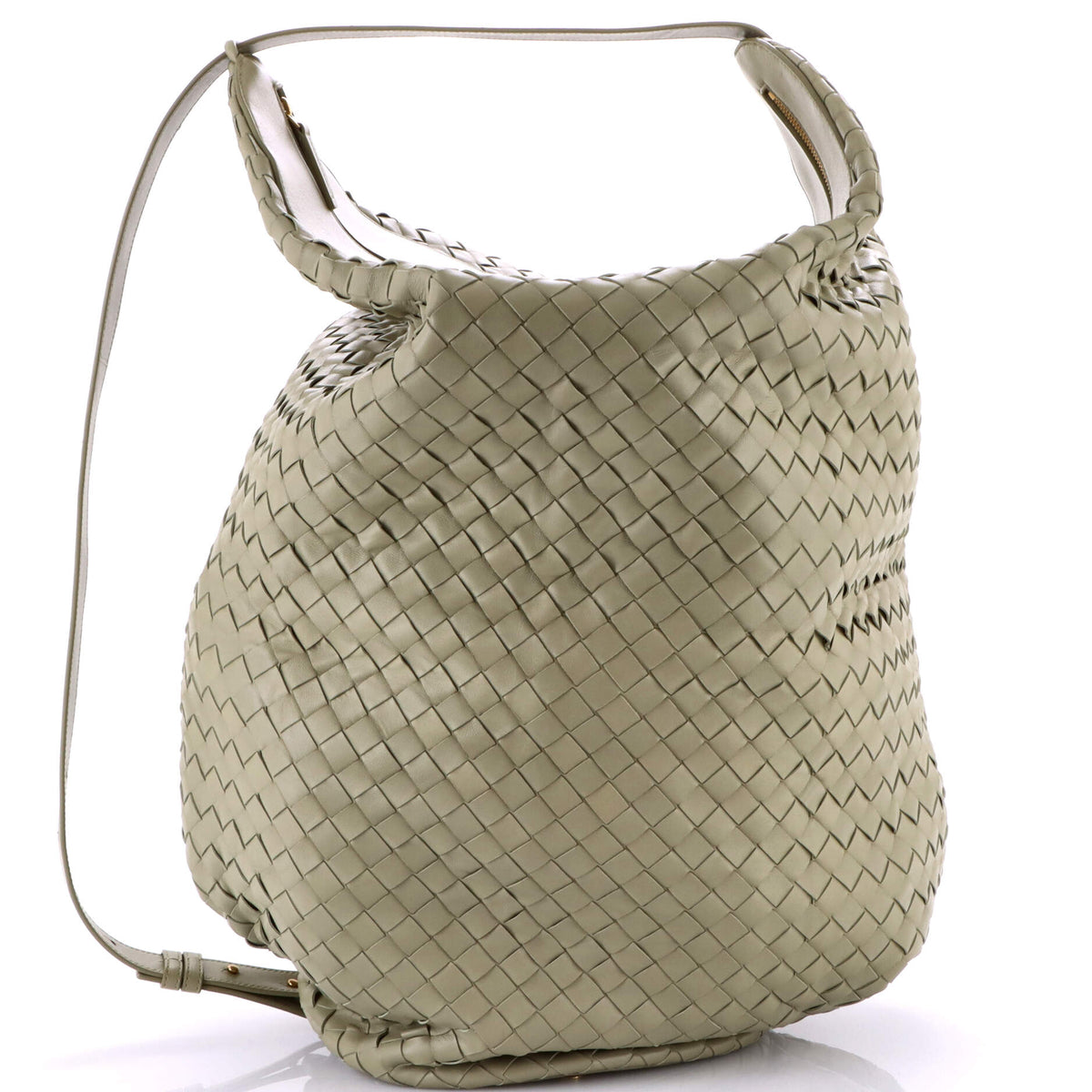 Hop Bag Intrecciato Leather Extra Large