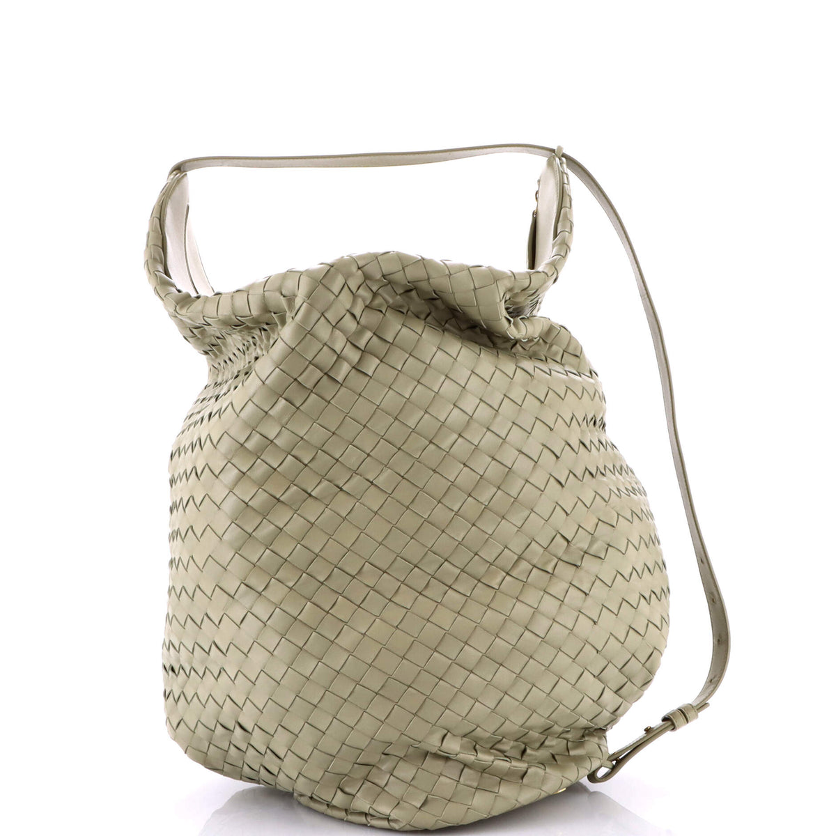 Hop Bag Intrecciato Leather Extra Large