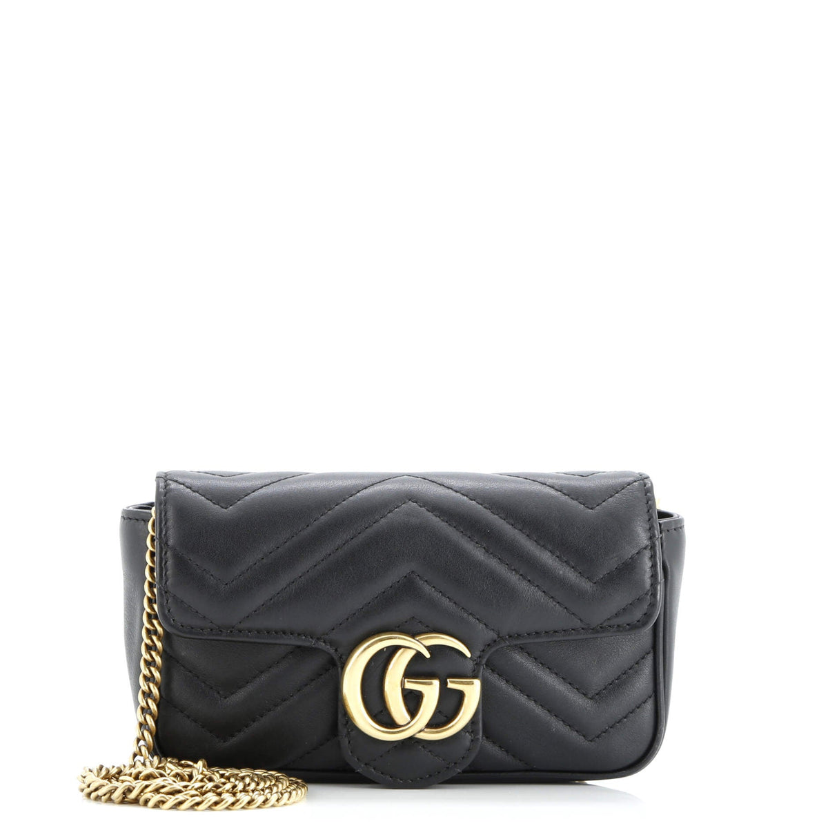 GG Marmont Flap Bag Matelasse Leather Super Mini