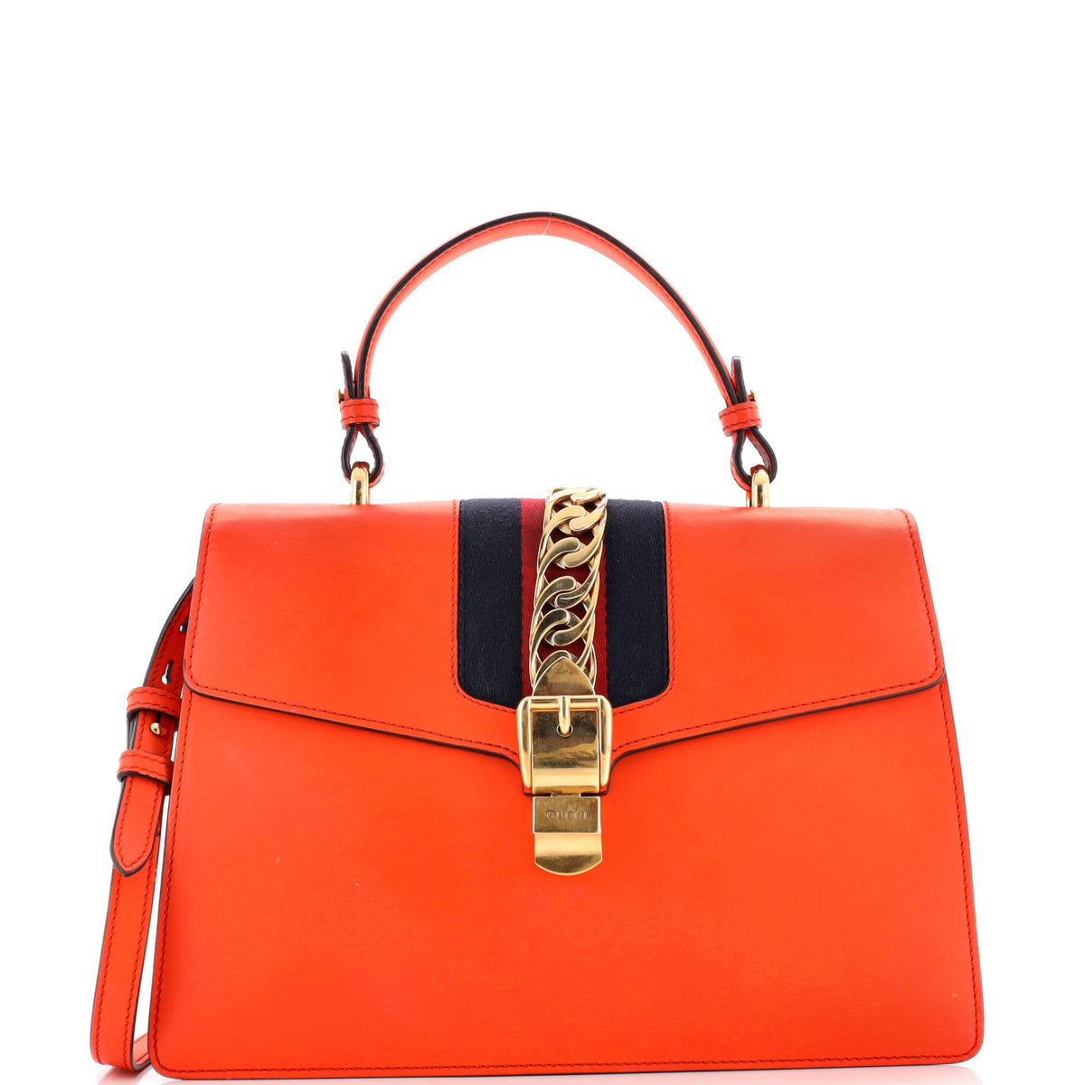 Sylvie Top Handle Bag Leather Large