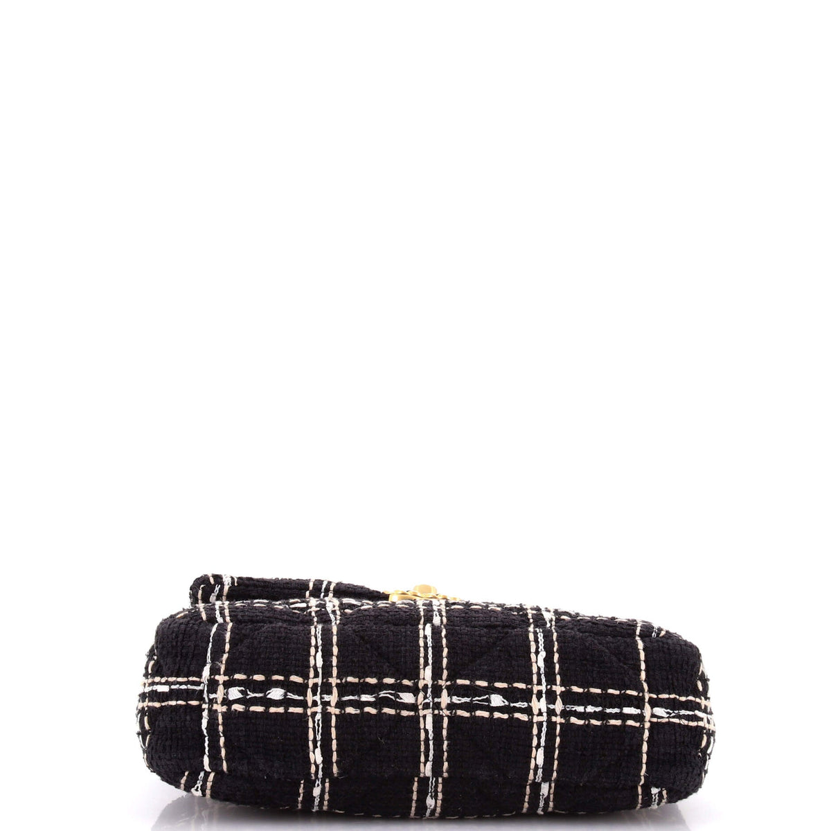 19 Flap Bag Quilted Tweed Medium