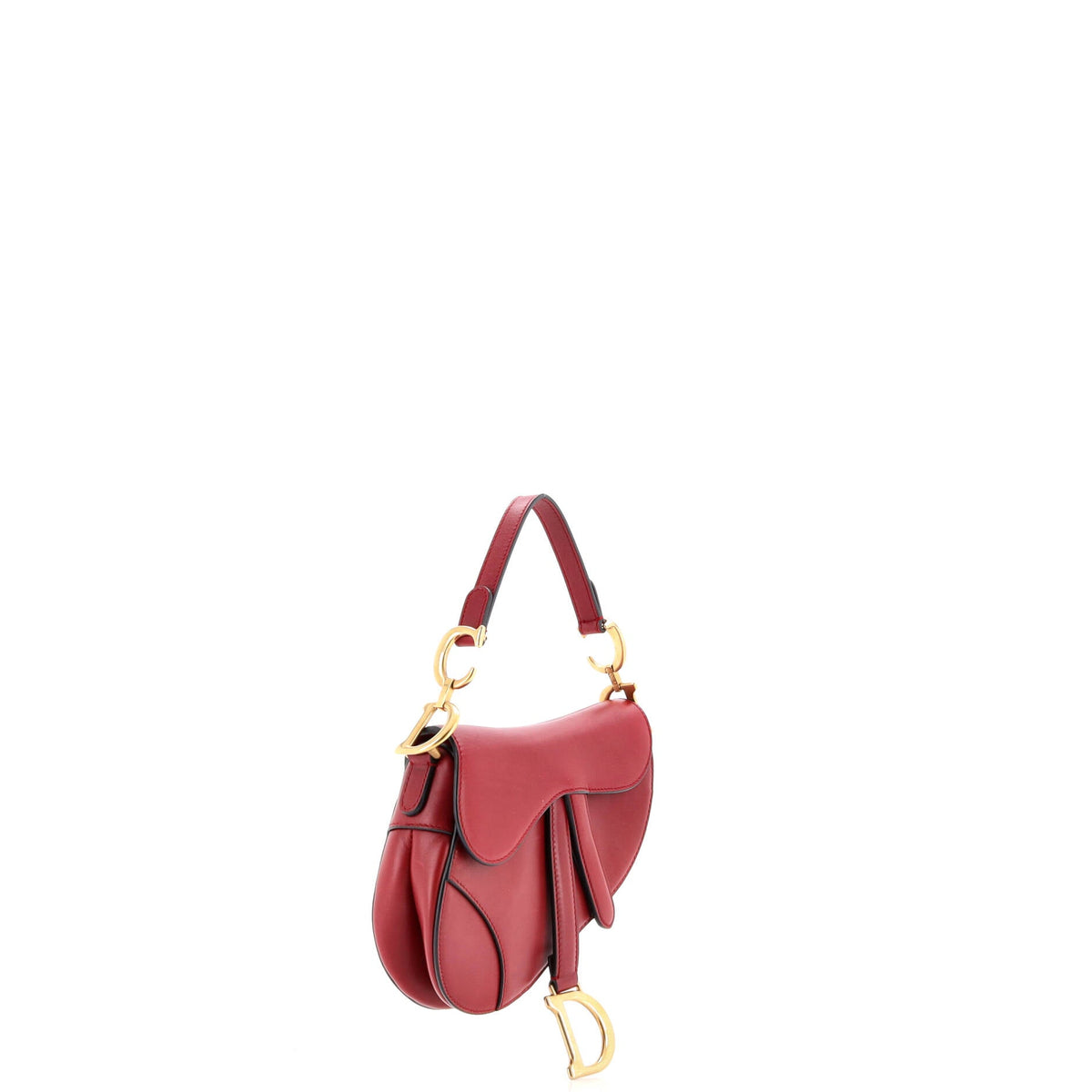 Saddle Handbag Leather Mini