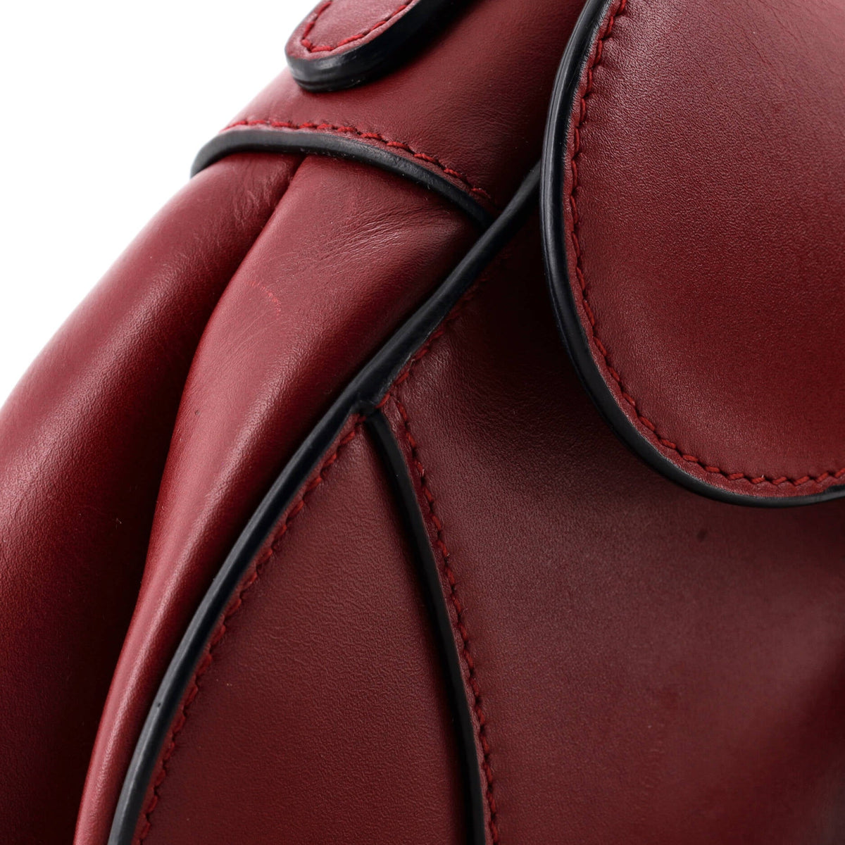 Saddle Handbag Leather Mini
