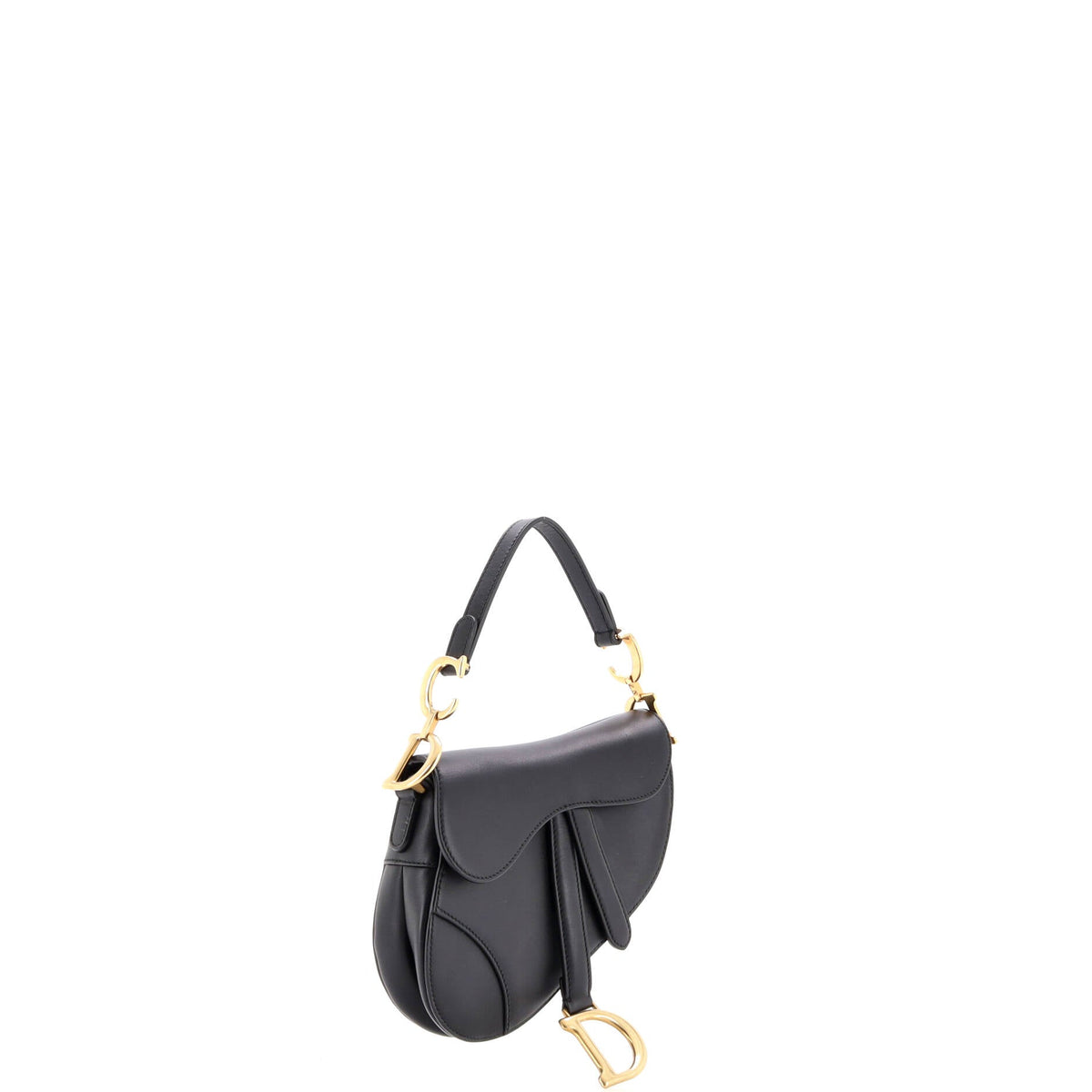 Saddle Handbag Leather Mini