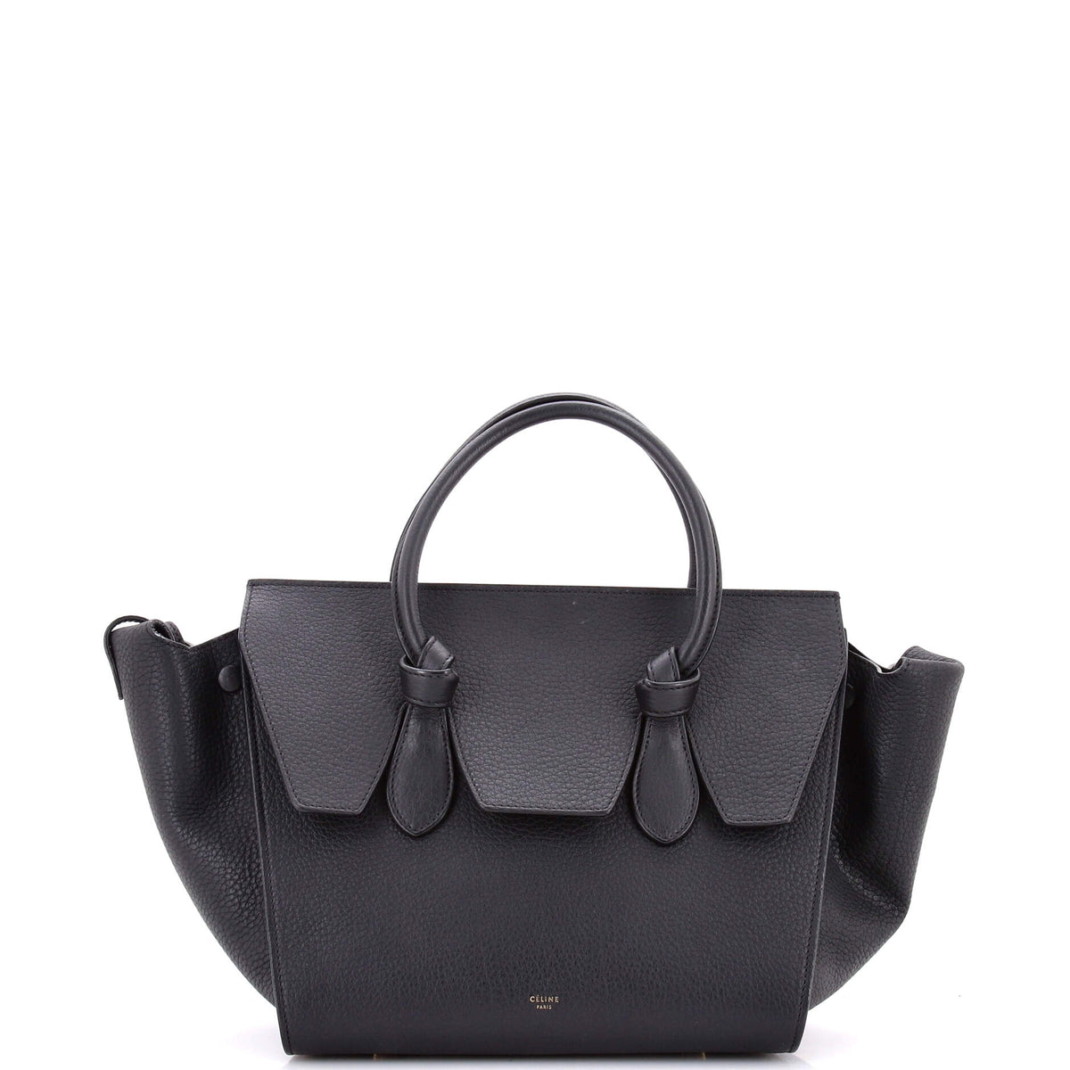 Tie Knot Tote Grainy Leather Small