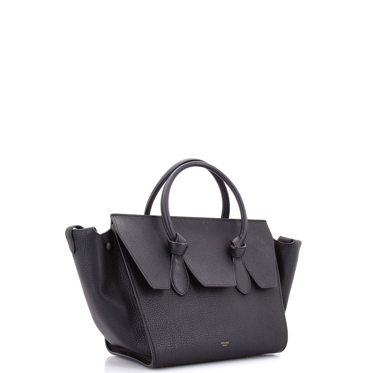Tie Knot Tote Grainy Leather Small