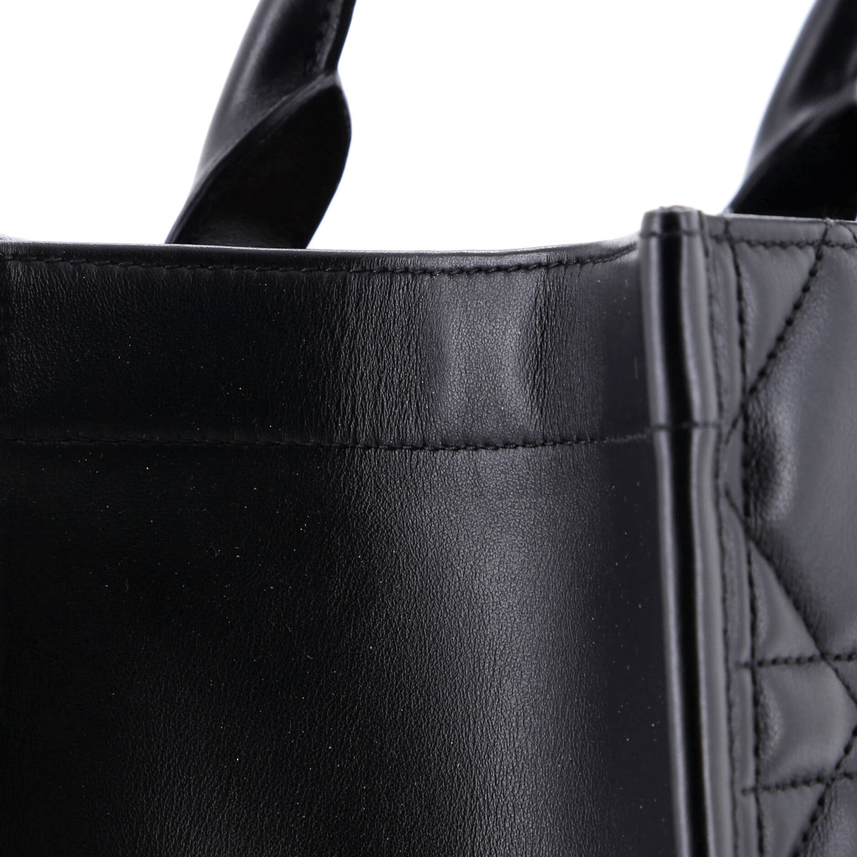 Book Tote Cannage Quilt Lambskin Medium