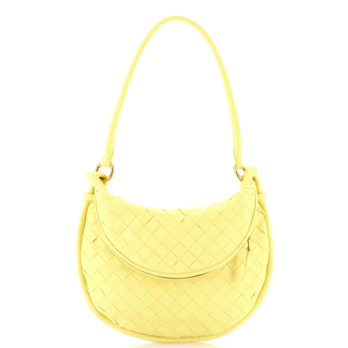 Gemelli Shoulder Bag Intrecciato Leather Small