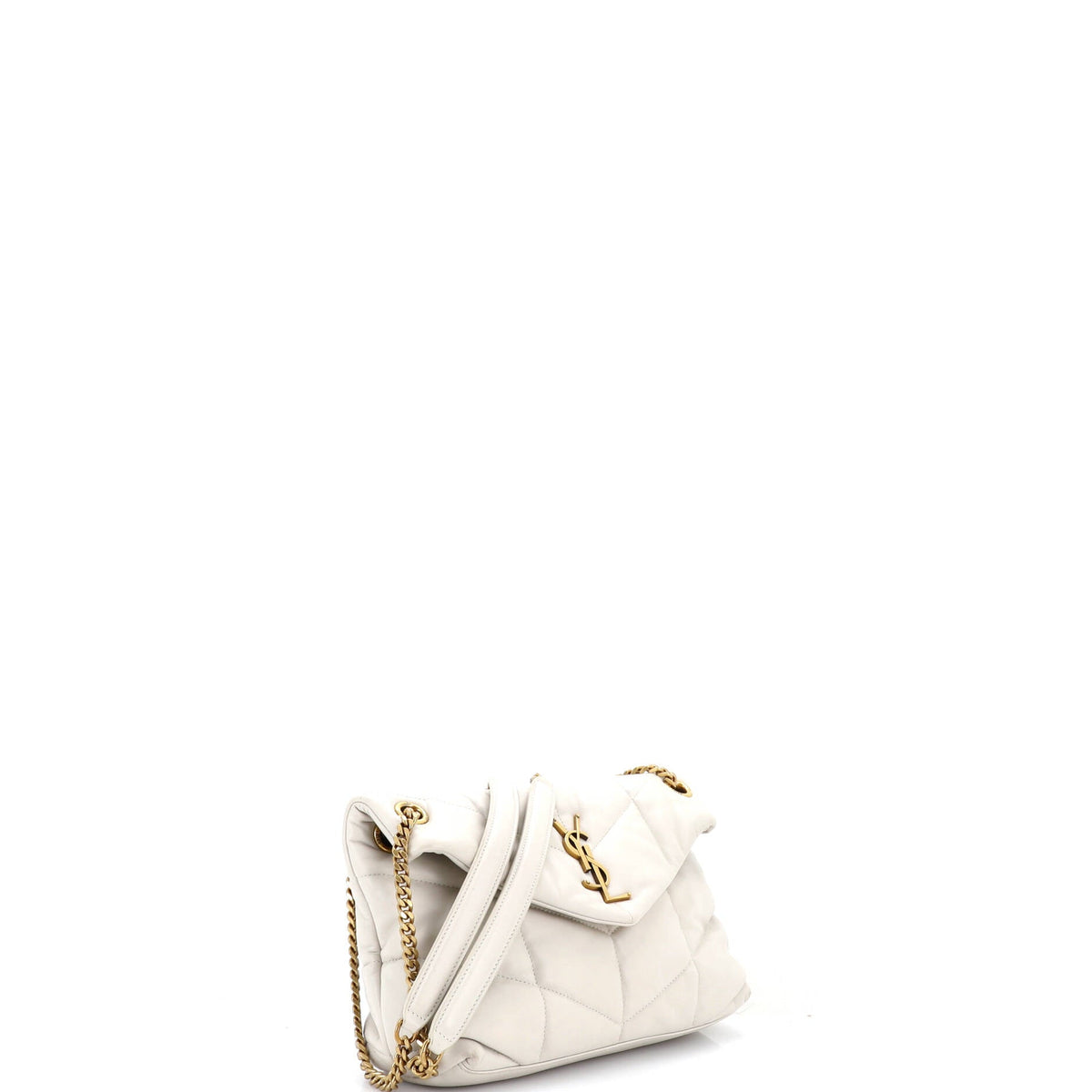 Loulou Puffer Shoulder Bag Quilted Leather Small