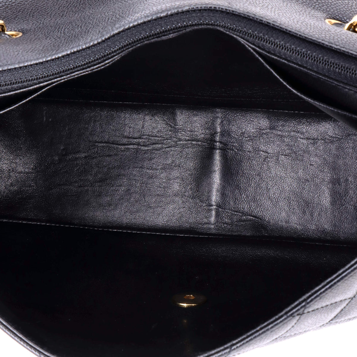 Classic Double Flap Bag Quilted Caviar Jumbo