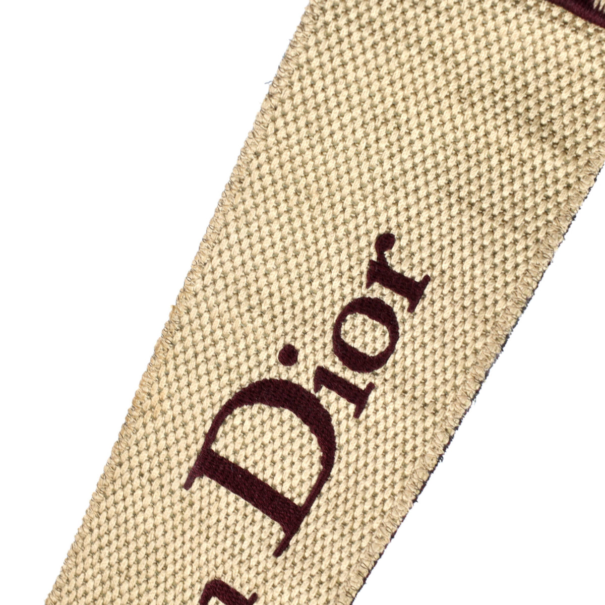 Logo Shoulder Strap Embroidered Canvas