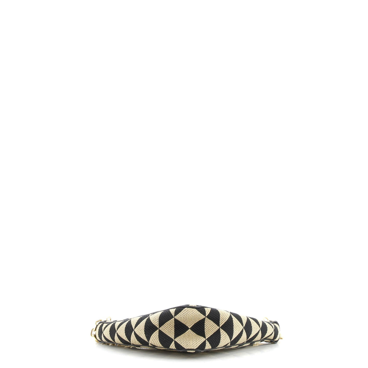 Symbole Triangle Bag Leather and Jacquard Mini