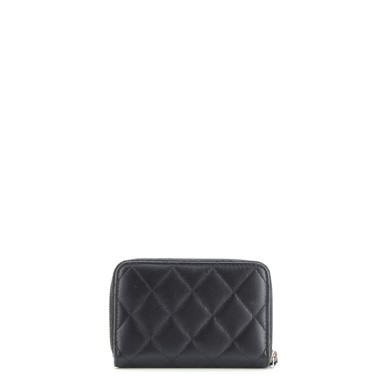 CC Stars Zip Coin Purse Quilted Lambskin Small