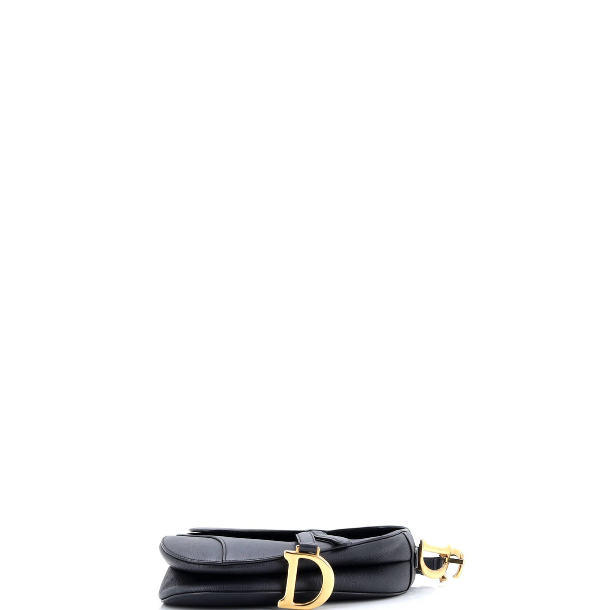 Saddle Handbag with Strap Leather Medium