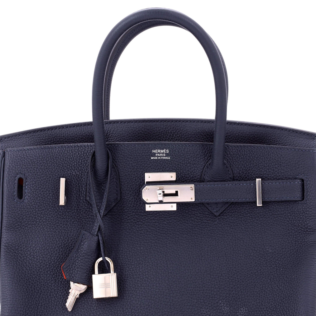 Birkin Handbag Verso Togo with Palladium Hardware 30