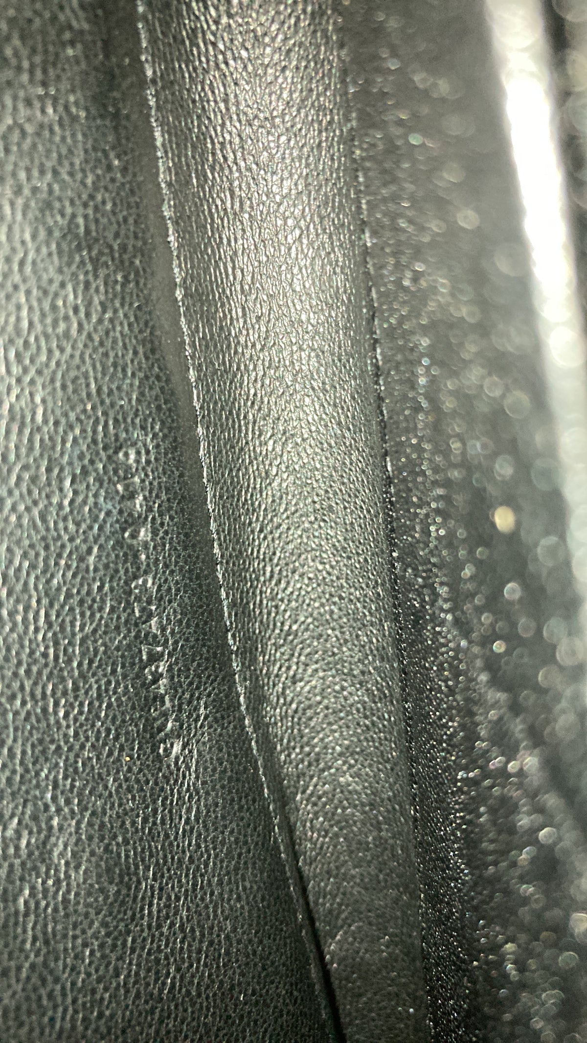Classic Monogram Chain Wallet Mixed Matelasse Leather Medium