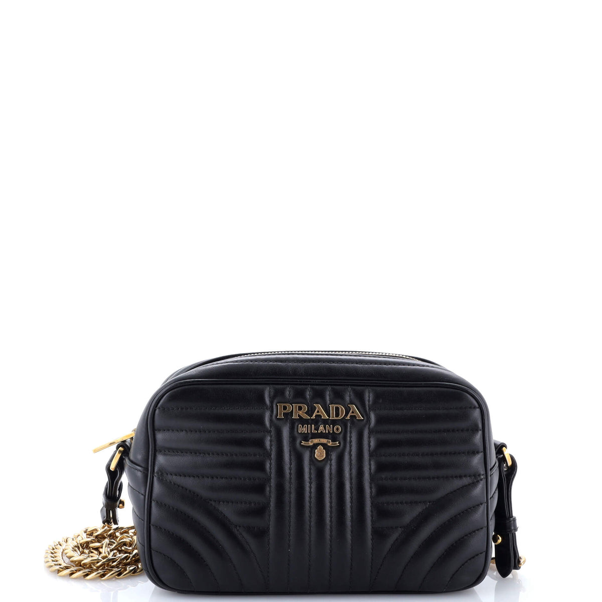 Camera Bag Diagramme Quilted Leather Small