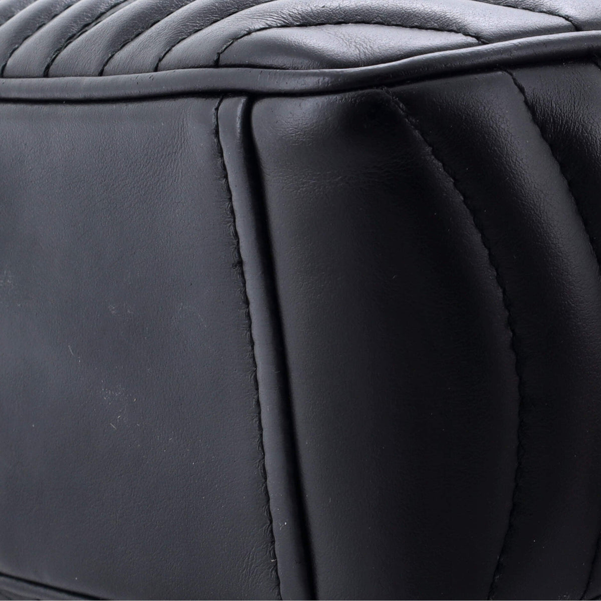 Camera Bag Diagramme Quilted Leather Small