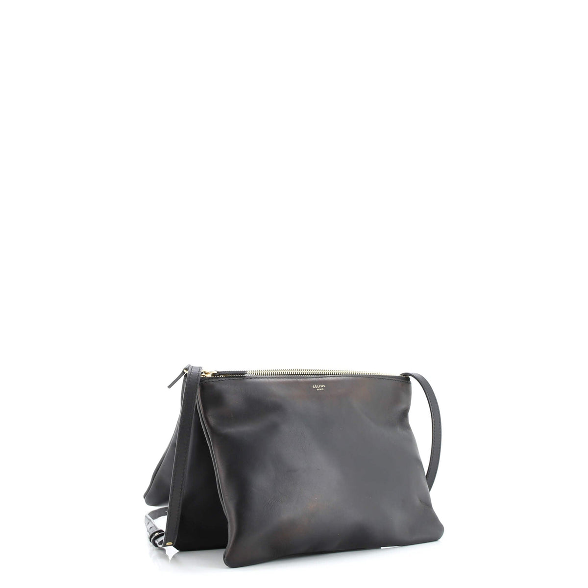 Trio Crossbody Bag Leather Large