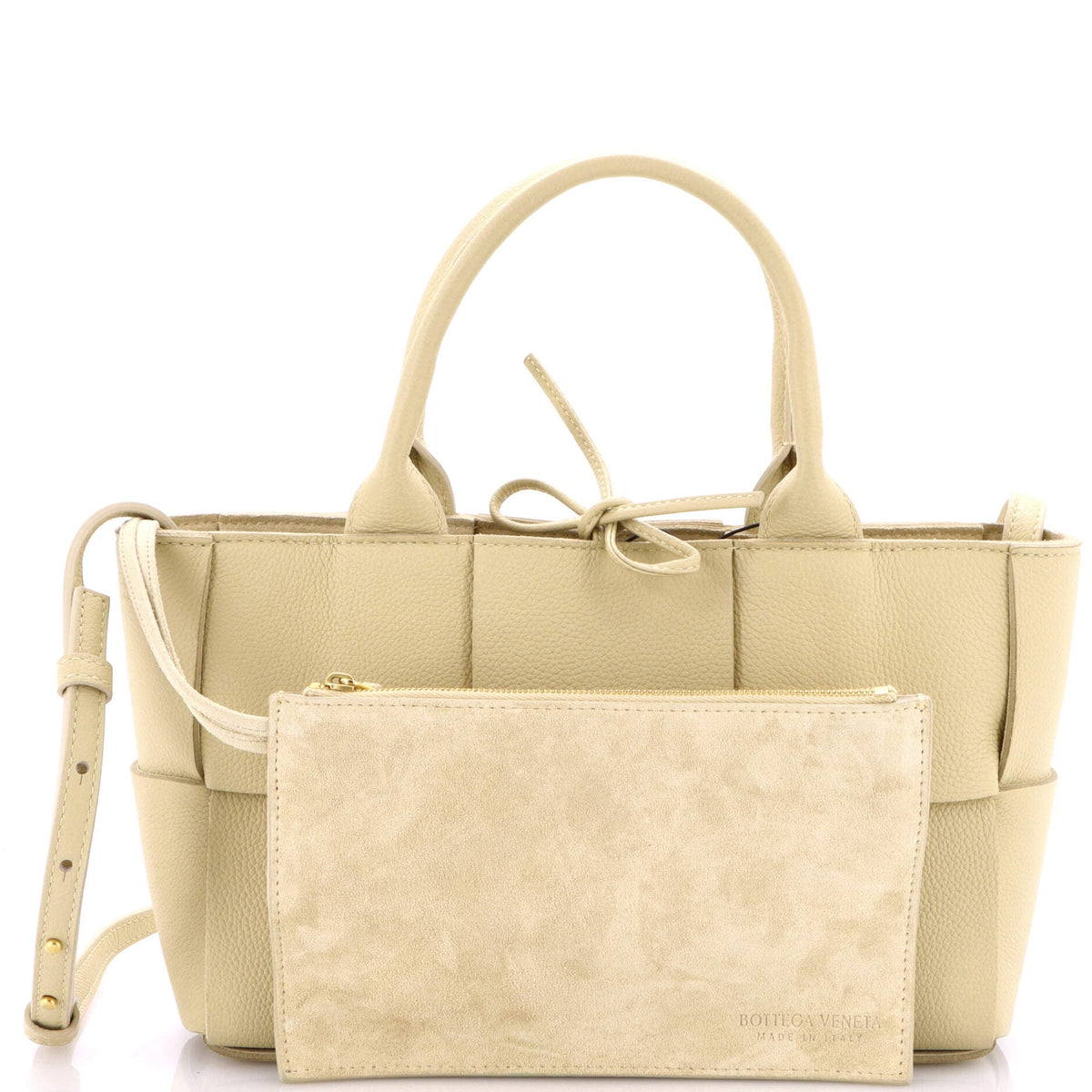 Arco Tote Maxi Intrecciato Leather Mini