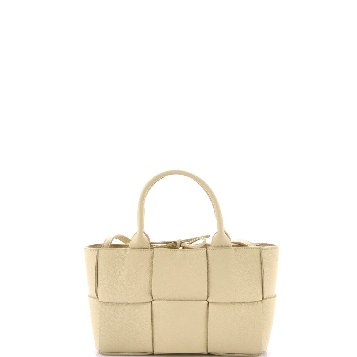 Arco Tote Maxi Intrecciato Leather Mini