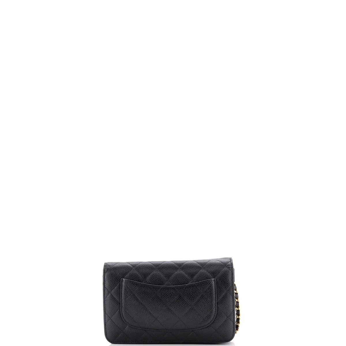 Wallet on Chain Quilted Caviar