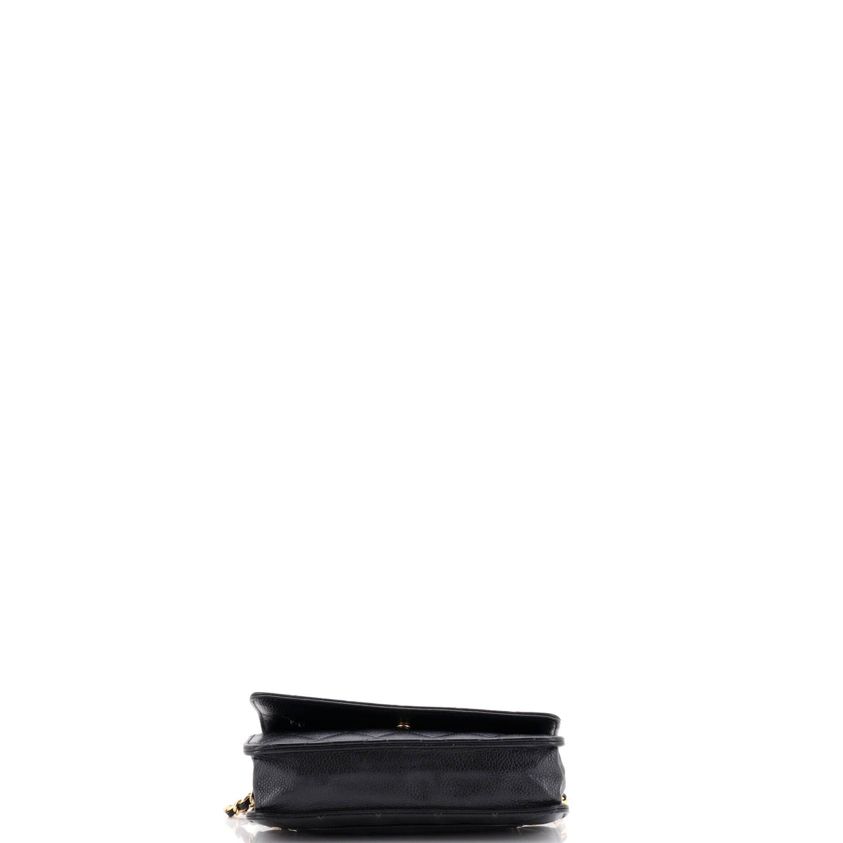Wallet on Chain Quilted Caviar