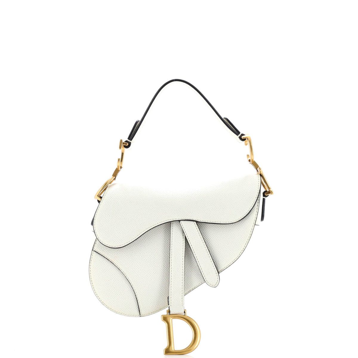 Saddle Handbag Leather Mini